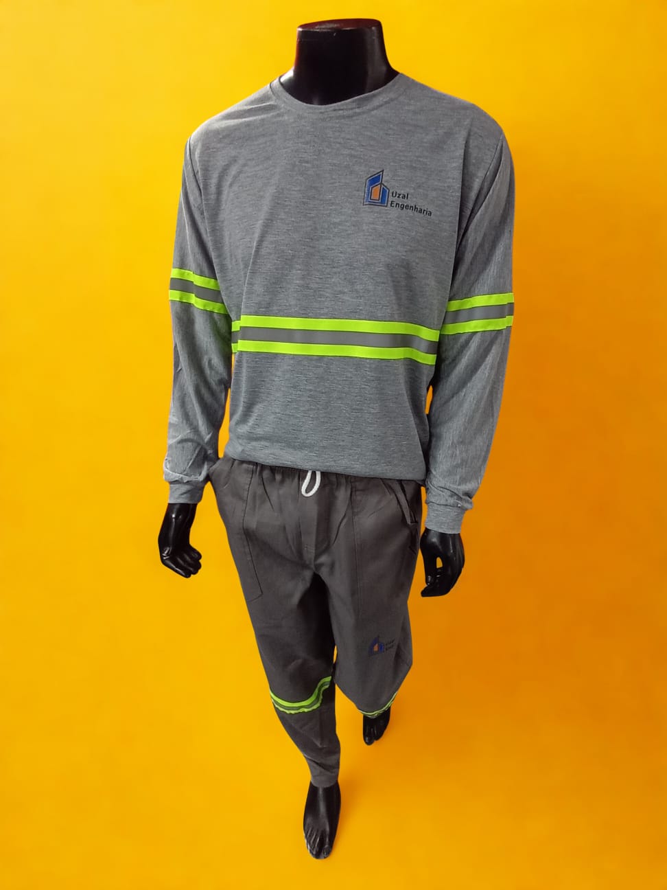 Conjunto manga longa refletiva Uzal Engenharia