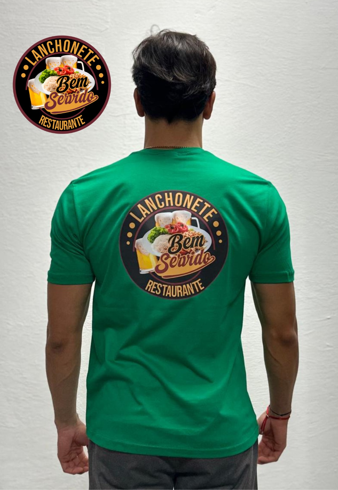 Camiseta operacional Bem Servido (costas)